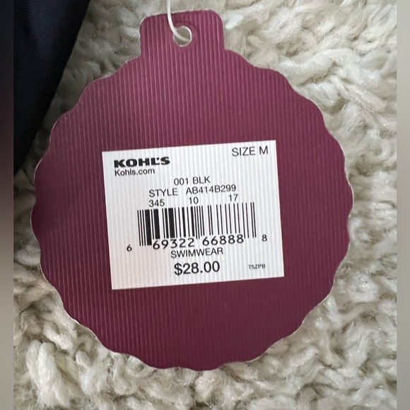 Women’s Size Medium SO Black Swim Bottoms NWT - Picture 2 of 5